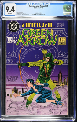 Green Arrow Annual #1 (1988) Graded CGC 9.4