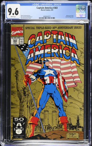 Captain America #383 (3/91) Graded CGC 9.6
