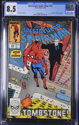 Spectacular Spider-Man #142 (9/88) Graded CGC 8.5