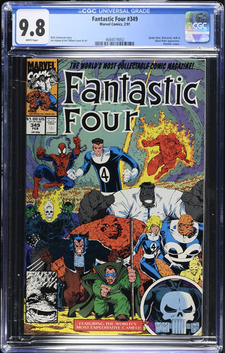 Fantastic Four #349 (2/91) Graded CGC 9.8