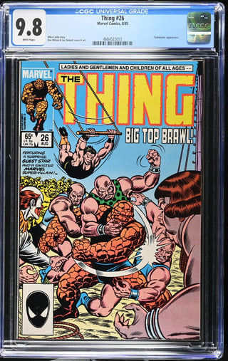 Thing #26 (8/85) Graded CGC 9.8