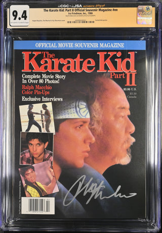 The Karate Kid: Part II Official Souvenir Magazine #nn (1986) Graded CGC 9.4