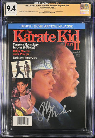 The Karate Kid: Part II Official Souvenir Magazine #nn (1986) Graded CGC 9.4