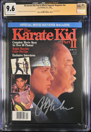 The Karate Kid: Part II Official Souvenir Magazine #nn (1986) Graded CGC 9.6