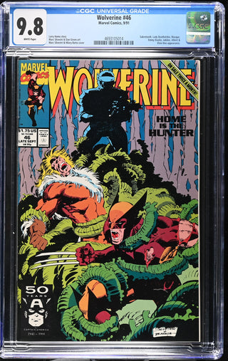 Wolverine #46 (9/91) Graded CGC 9.8