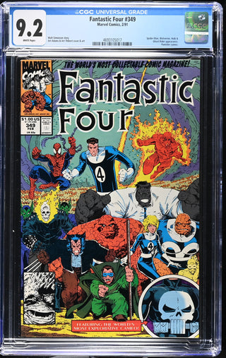 Fantastic Four #349 (2/91) Graded CGC 9.2