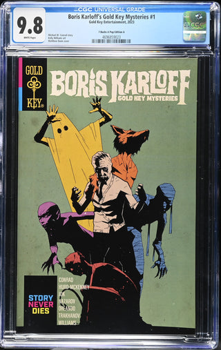 Boris Karloff's Gold Key Mysteries #1 (2023) Graded CGC 9.8 7 Bucks A Pop Edition A