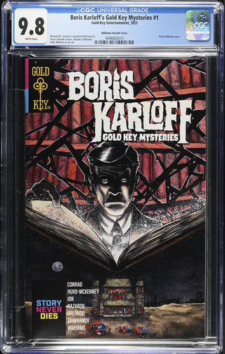 Boris Karloff's Gold Key Mysteries #1 (2023) Graded CGC 9.8 Williams Variant Cover