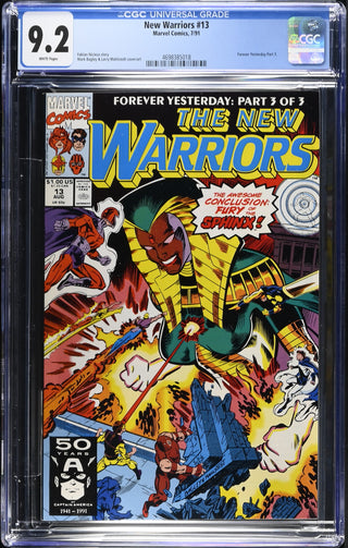 New Warriors #13 (7/91) Graded CGC 9.2