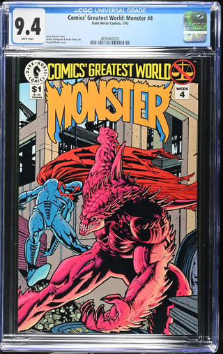 Comics' Greatest World: Monster #4 (7/93) Graded CGC 9.4