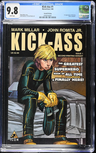 Kick-Ass #1 (5/08) Graded CGC 9.8 Second Printing