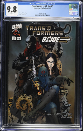 Transformers: G.I. Joe #3 (10/03) Graded CGC 9.8