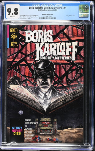 Boris Karloff's Gold Key Mysteries #1 2023 Graded CGC 9.8 Williams Variant Cover