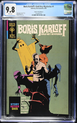 Boris Karloff's Gold Key Mysteries #1 2023 Graded CGC 9.8 7 Bucks A Pop Edition A