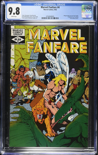 Marvel Fanfare #4 (9/82) Graded CGC 9.8