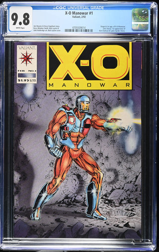 X-O Manowar #1 (2/92) Graded CGC 9.8