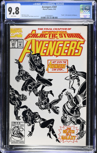 Avengers #347 (5/92) Graded CGC 9.8
