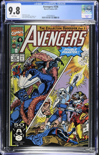 Avengers #336 (8/91) Graded CGC 9.8