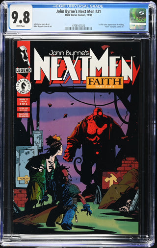 John Byrne's Next Men #21 12/93 Graded CGC 9.8