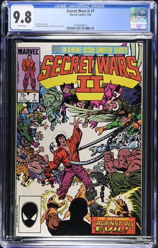Secret Wars II #7 (1/86) Graded CGC 9.8