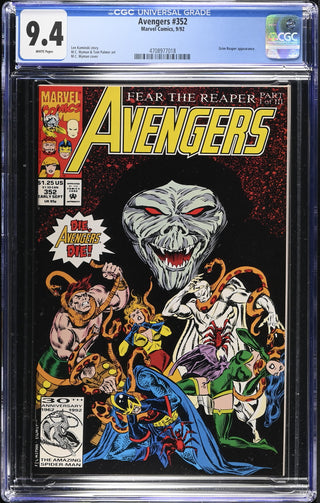 Avengers #352 (9/92) Graded CGC 9.4