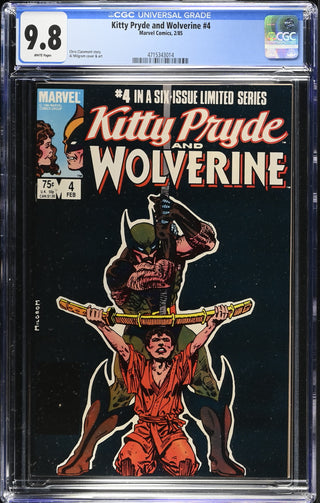 Kitty Pryde and Wolverine #4 (2/85) Graded CGC 9.8
