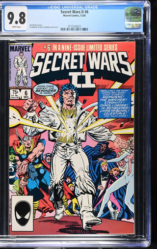Secret Wars II #6 (12/85) Graded CGC 9.8