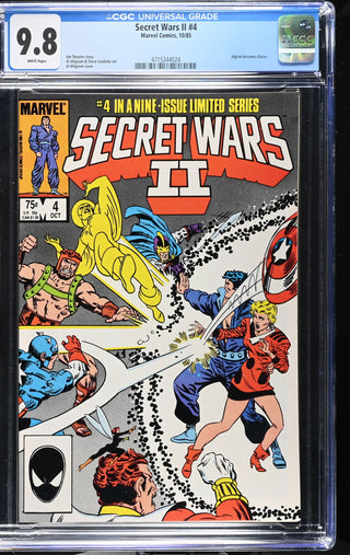 Secret Wars II #4 (10/85) Graded CGC 9.8