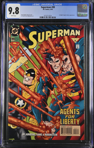Superman #99 (4/95) Graded CGC 9.8