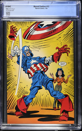 Marvel Fanfare #12 (1/84) Graded CGC 9.8