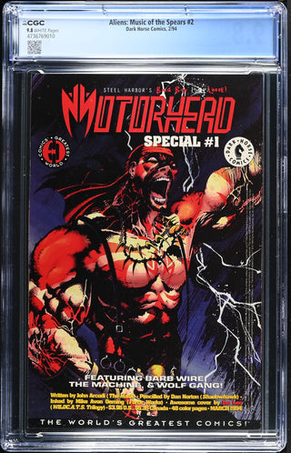 Aliens: Music of the Spears #2 (2/94) Graded CGC 9.8