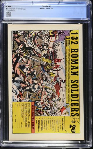 Dazzler #1 (3/81) Graded CGC 9.4