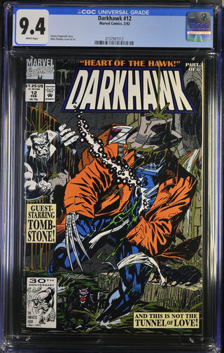 Darkhawk #12 (2/92) Graded CGC 9.4