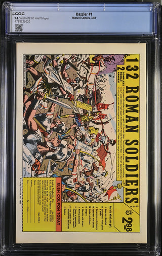 Dazzler #1 (3/81) Graded CGC 9.4