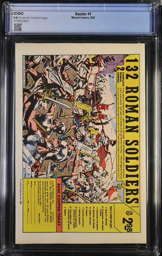 Dazzler #1 (3/81) Graded CGC 9.4