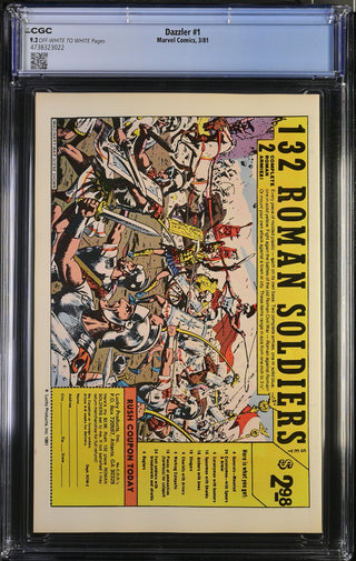 Dazzler #1 (3/81) Graded CGC 9.2