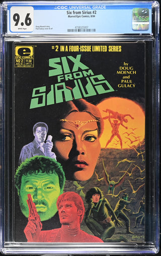 Six from Sirius #2 (8/84) Graded CGC 9.6