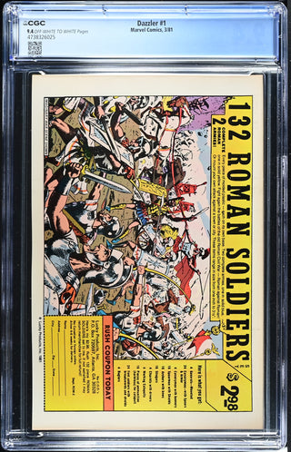 Dazzler #1 (3/81) Graded CGC 9.4