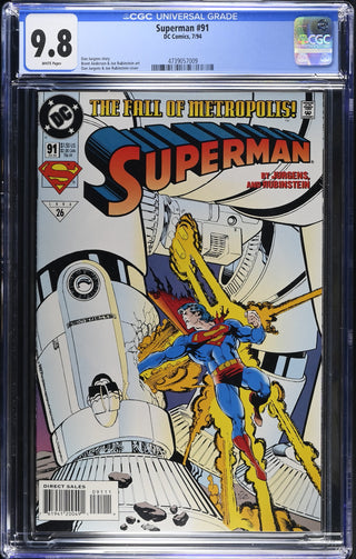 Superman #91 (7/94) Graded CGC 9.8