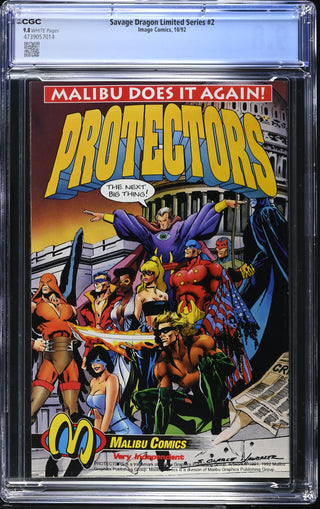 Savage Dragon Limited Series #2 (10/92) Graded CGC 9.8