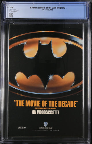 Batman: Legends of the Dark Knight #3 (1/90) Graded CGC 9.8