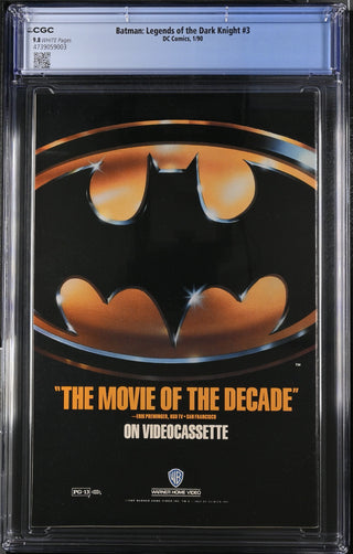 Batman: Legends of the Dark Knight #3 (1/90) Graded CGC 9.8