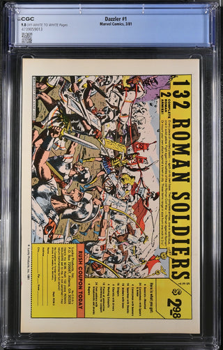 Dazzler #1 (3/81) Graded CGC 9.8
