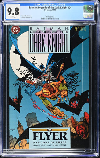 Batman: Legends of the Dark Knight #24 (11/91) Graded CGC 9.8