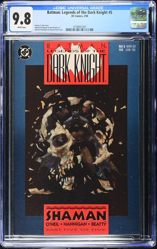 Batman: Legends of the Dark Knight #5 (3/90) Graded CGC 9.8