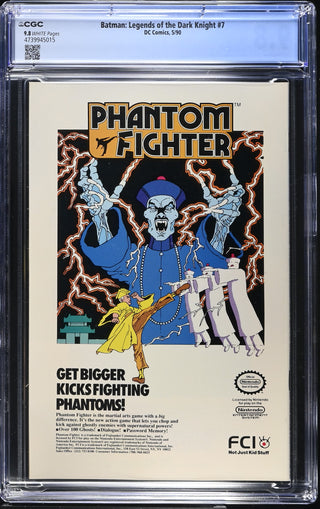 Batman: Legends of the Dark Knight #7 (5/90) Graded CGC 9.8