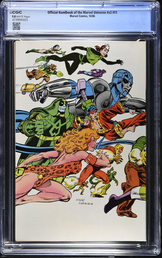 Official Handbook of the Marvel Universe #v2 #11 (10/86) Graded CGC 9.8