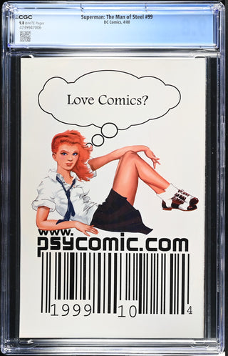 Superman: The Man of Steel #99 (4/00) Graded CGC 9.8