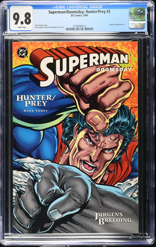 Superman/Doomsday: Hunter/Prey #3 (1994) Graded CGC 9.8