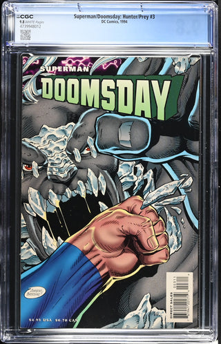 Superman/Doomsday: Hunter/Prey #3 (1994) Graded CGC 9.8